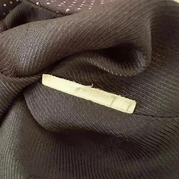 Zara Basic Navy And Grey polka dot Blazer, size Medium - Picture 6 of 6